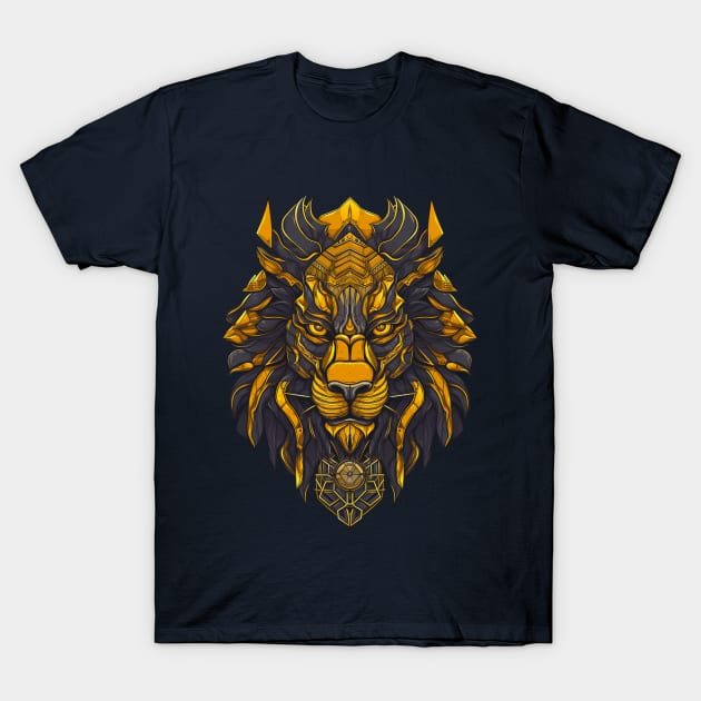 GOLDEN ZODIAC : LEO T-Shirt by Vector Volt